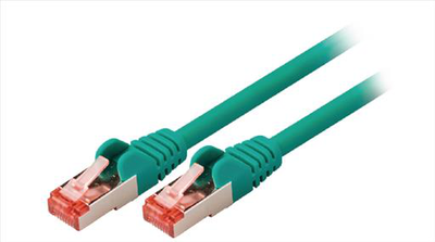 Cat6 s/ftp network cable rj45 8p8c male - rj45 8p8c male 2.00 m green