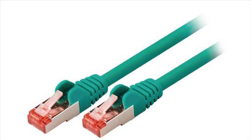 Cat6 s/ftp network cable rj45 8p8c male - rj45 8p8c male 2.00 m green, , medium image number null