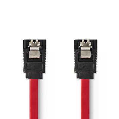 Sata 1.5GB/s data cable sata 7-pin female - sata 7-pin female 0.5 m red