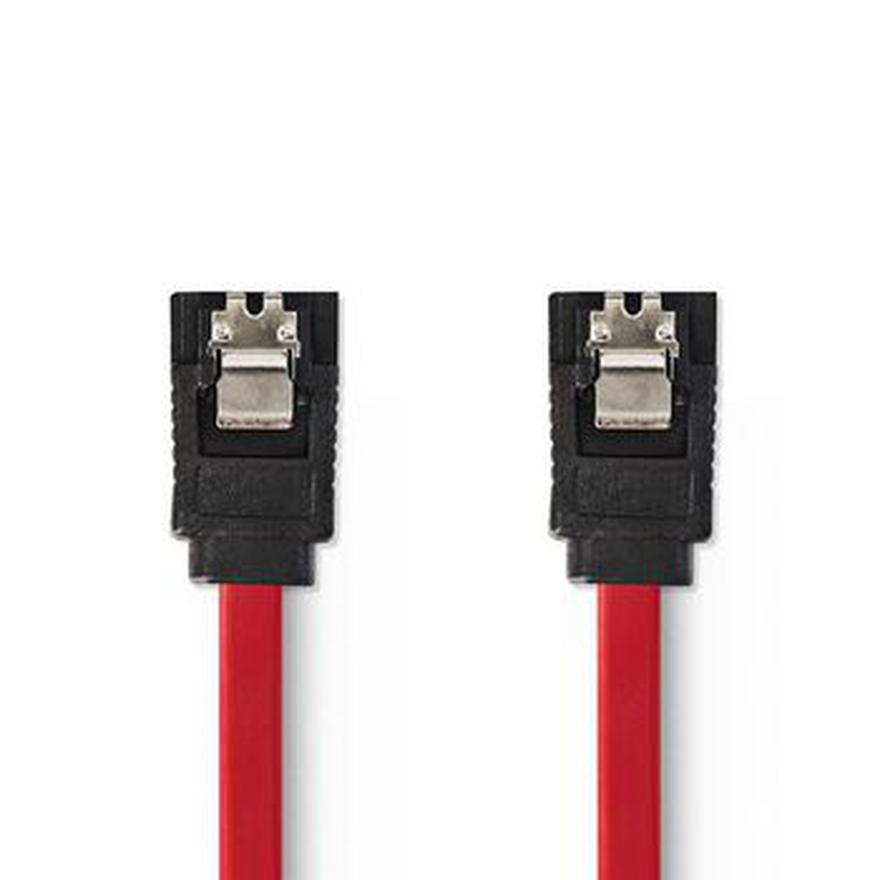 Sata 1.5GB/s data cable sata 7-pin female - sata 7-pin female 0.5 m red, , medium image number null