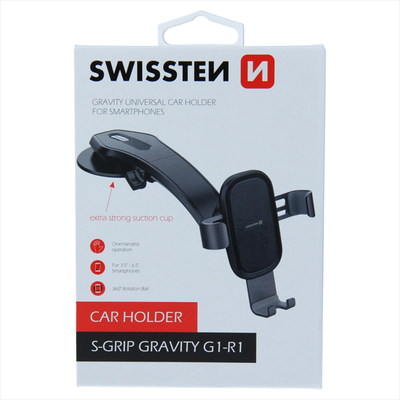 Swissten car holder s-grip gravity g1-r1 3.5-6.5