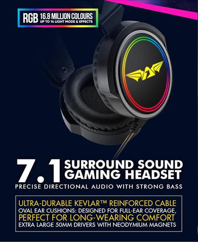 Armaggeddon nuke 13r 7.1 pro gaming headset, , medium image number null