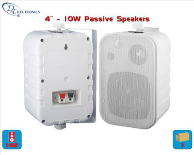 Couple passive pa speaker 10w white