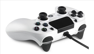 Spartan gear hoplite wired controller for pc and ps4 white