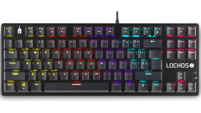 Spartan gear lochos 2 rgb tkl 87 keys wired mechanical gaming keyboard