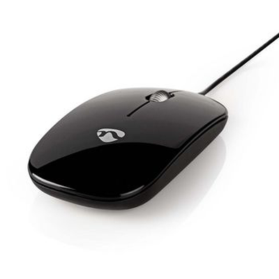 Wired mouse 1000 dpi 3-button black