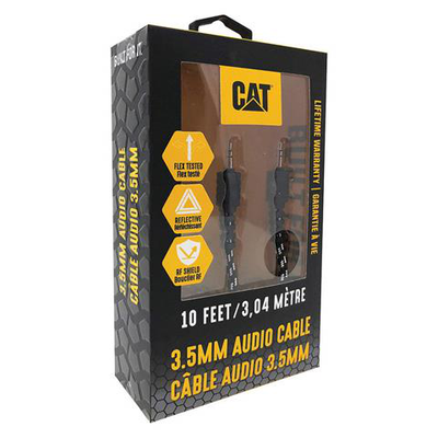 Cat audio 3.5mm 3m black cat-aux-blkg