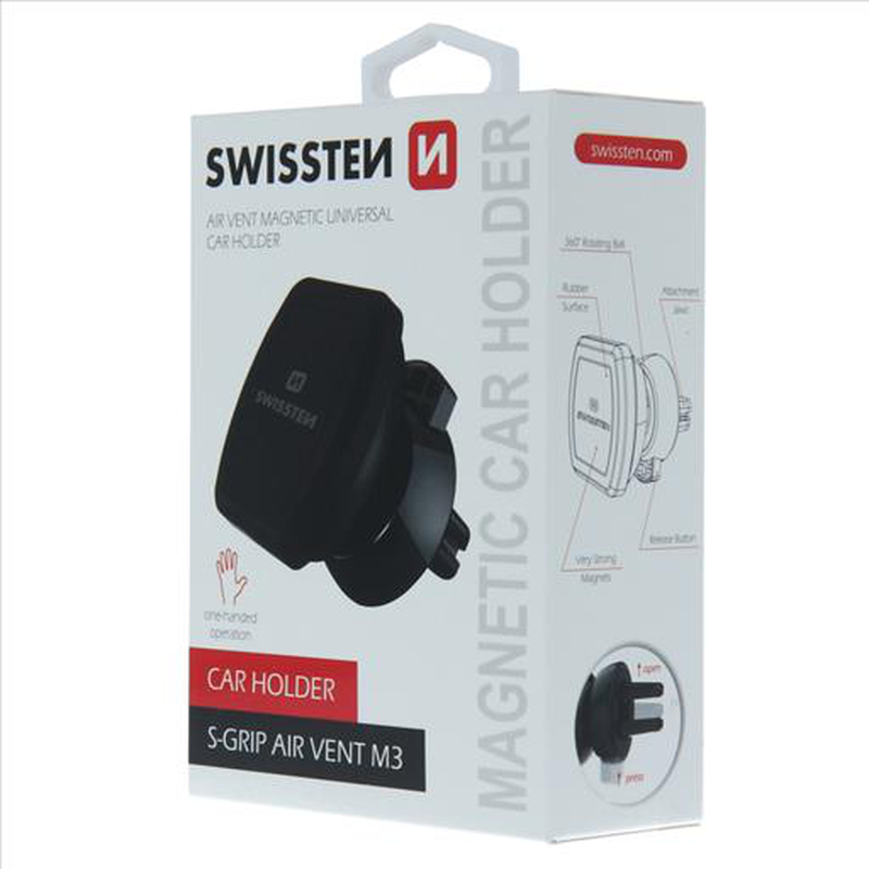 Swissten car holder magnetic s-grip av-m3, , medium image number null