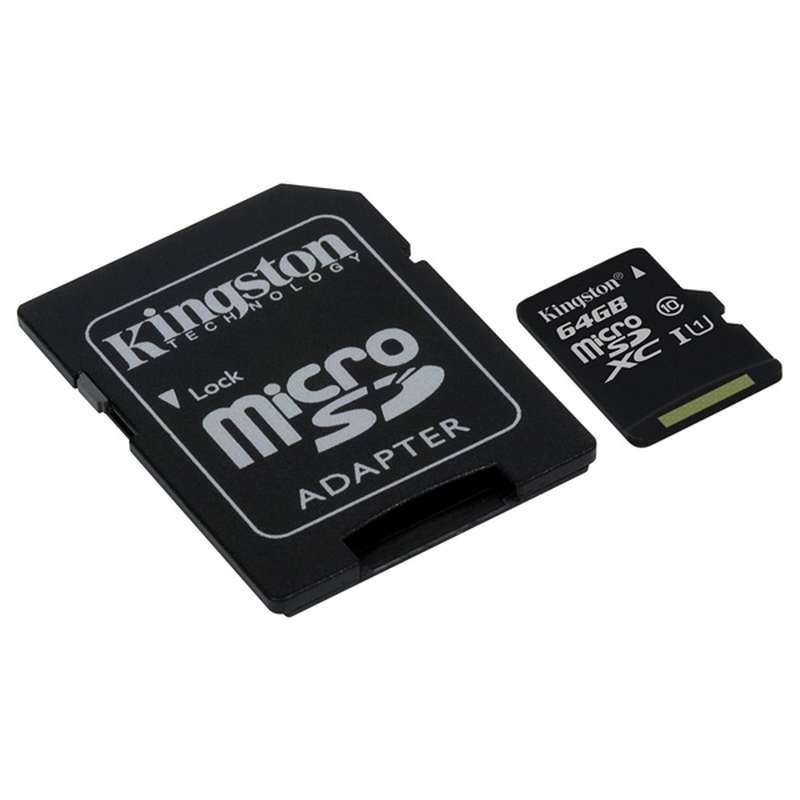 Microsdxc 64GB u1 v10 a1 with adapter, , medium image number null