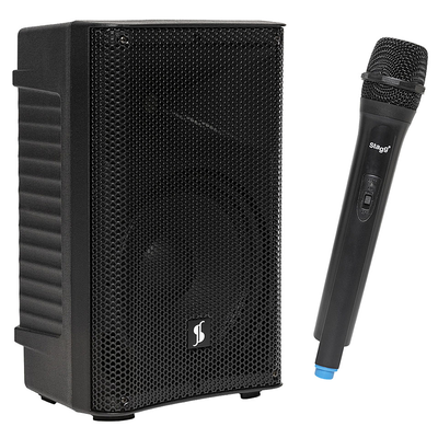 Stagg as-10 active speaker 8'', bluetooth tws,125w