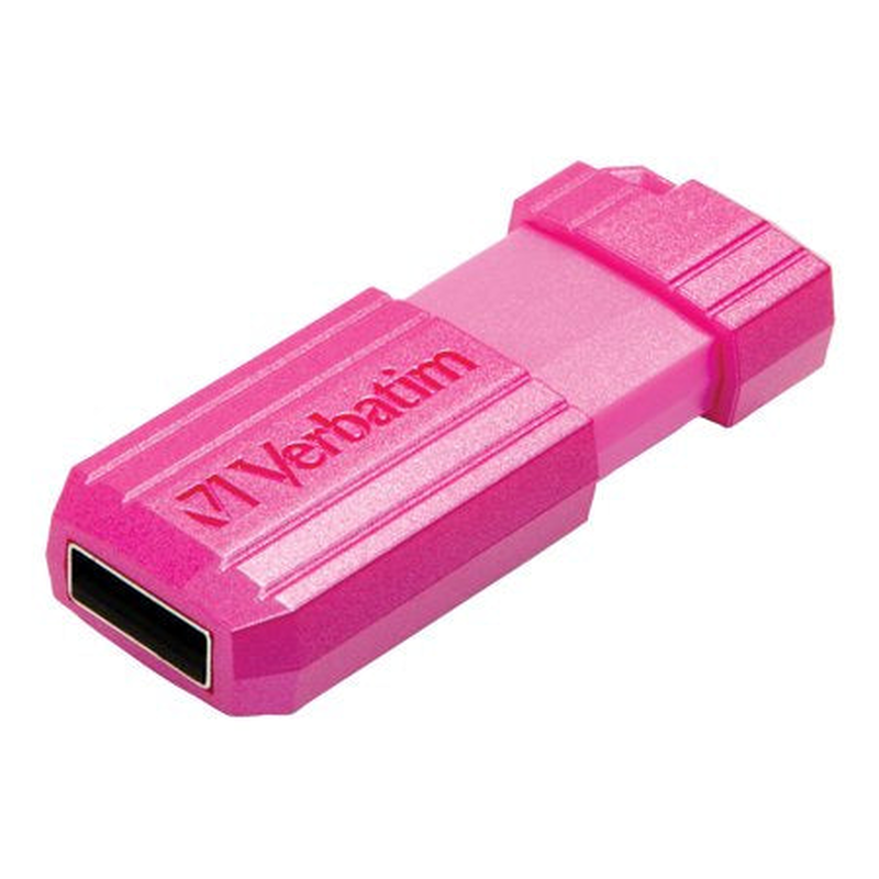 Verbatim USB 16GB  hot pink pinstripe, , medium image number null