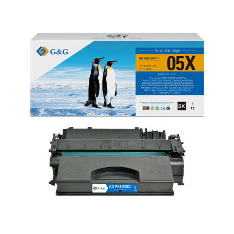 G&g replacement toner cartridges for hp ce505x, , medium image number null