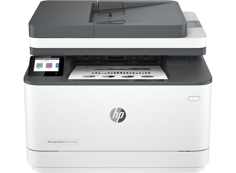 Hp printer all in one laser monochrome business 3102fdw, , medium image number null