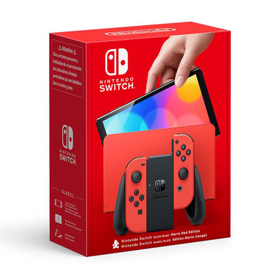 Switch OLED model mario red edition