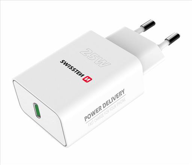 Swissten charger type c 20 / 25w for iPhone and samsung white, , medium image number null