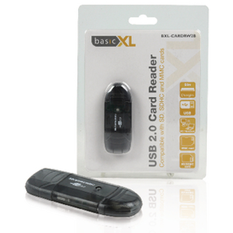 USB 2.0 card reader 2 black, , medium image number null