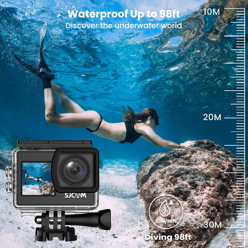 Sjcam sj4000 dual screen Wi-Fi action camera 4k30fps 16mp, , medium image number null