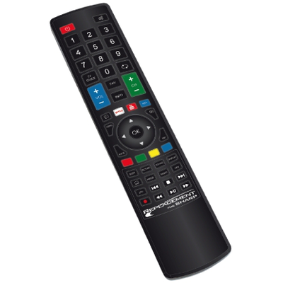 Sharp remote control for TV