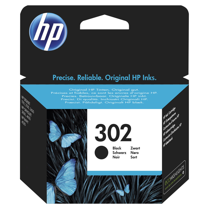 Hp 302  original black ink  3.5ml, , medium image number null