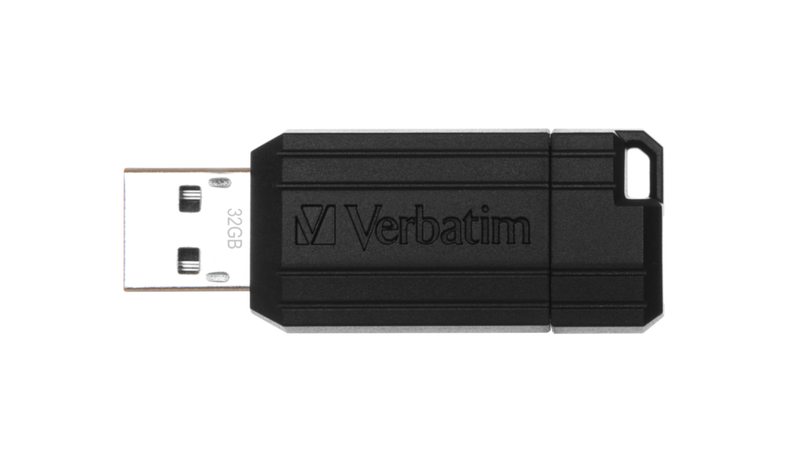 USB 32GB  black pinstripe verbatim, , medium image number null