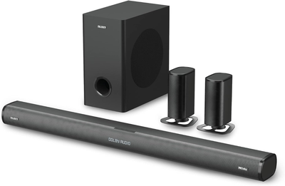 Majority soundbar everest 300w 5.1 detach.speakers wireless subwoofer