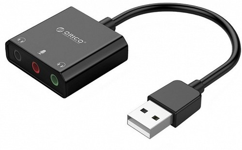 Orico converter USB-a to sound card with sckt3, , medium image number null