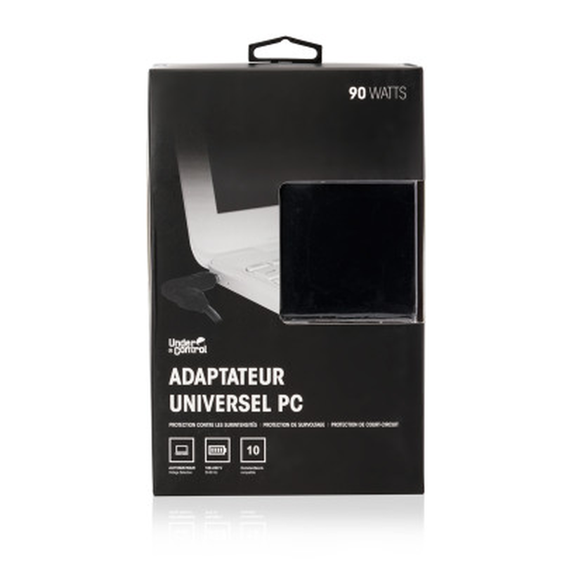 Under control universal adapter laptop 90w, , medium image number null