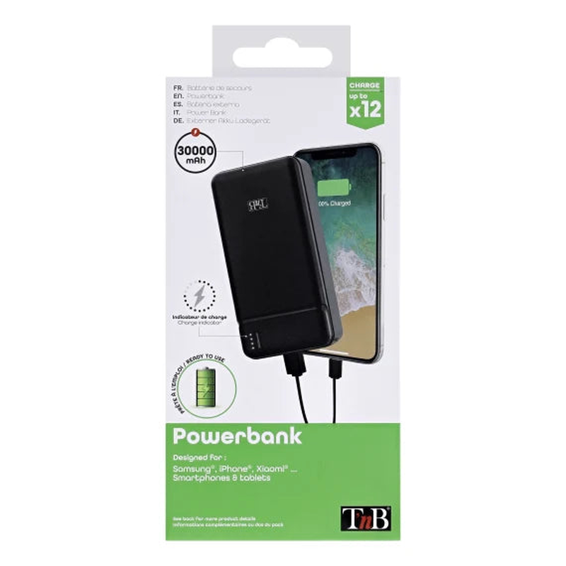 Tnb powerbank 30 000mAh 10w USB 2, , medium image number null