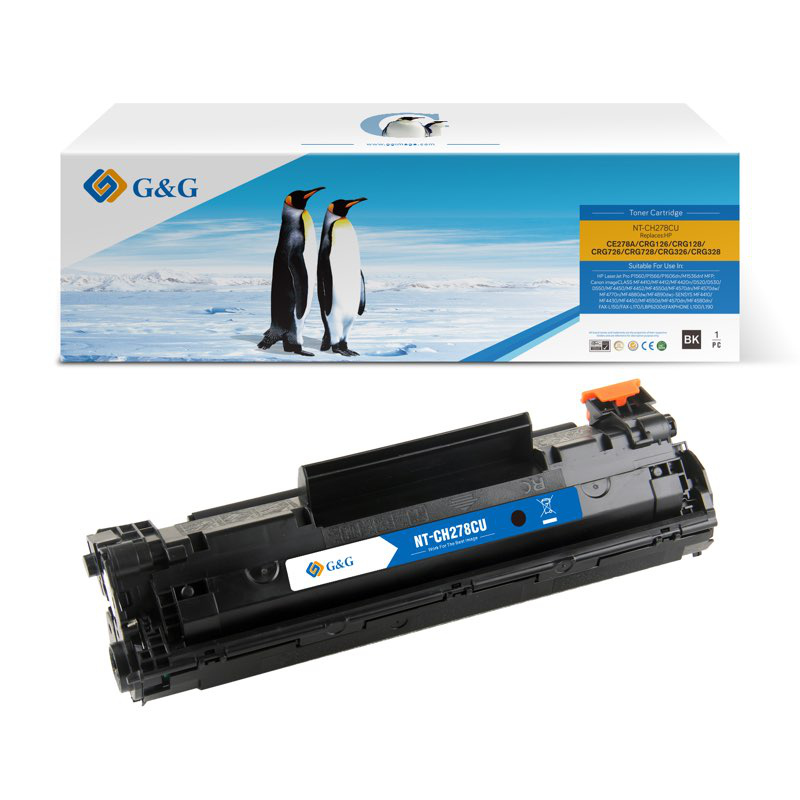 G&g replacement toner cartridges for hp ce278a, , medium image number null