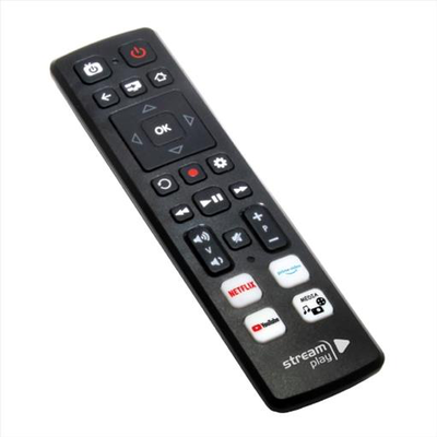 Universal remote control TV + streamer + audio