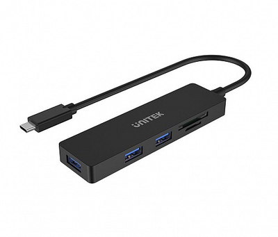 Unitek USB-c hub 3 port and card reader
