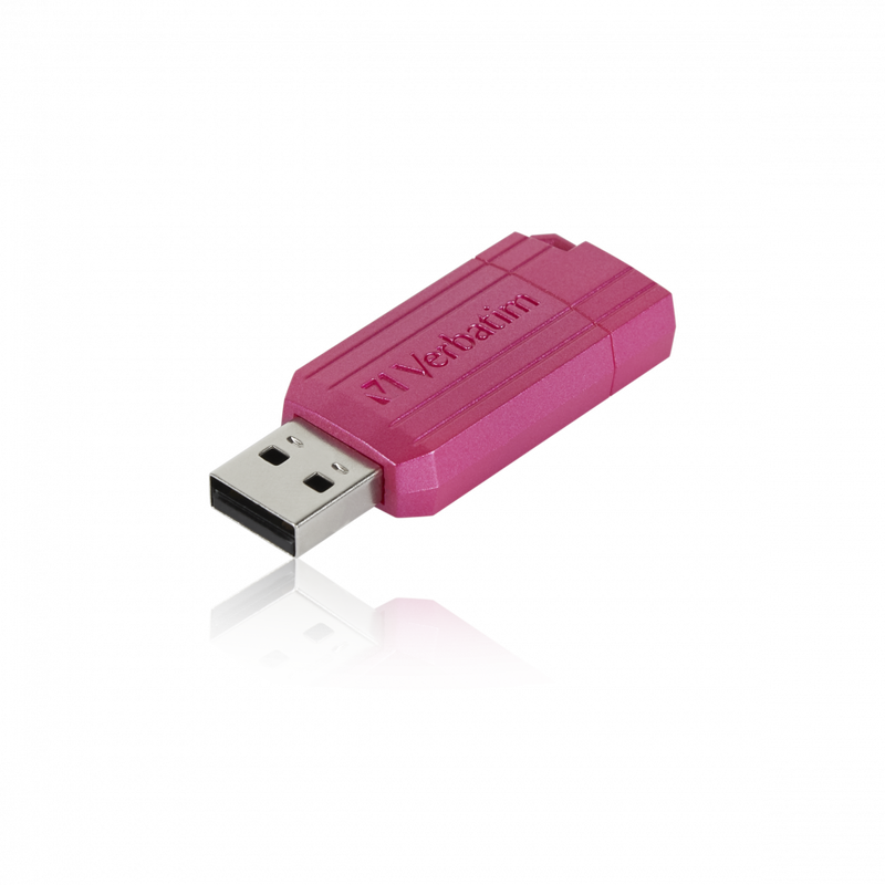 Verbatim USB 64GB pink pinstripe, , medium image number null