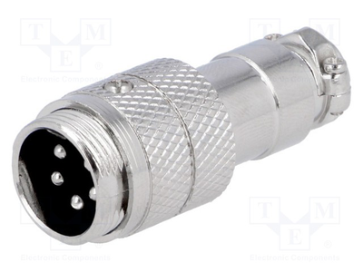Microphone 5 pin  male plug for cable