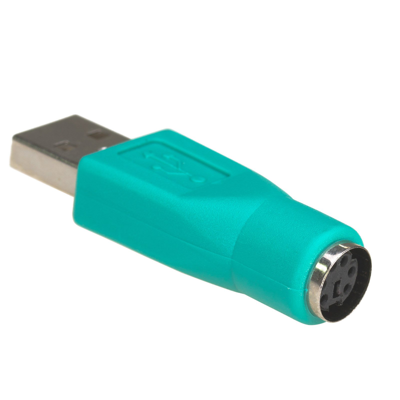 USB-ps2 socket USBa plug green, , medium image number null