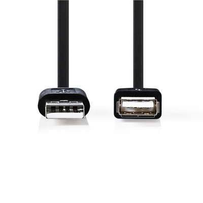 USB 2.0 cable a male - USB a female 3.0 m black