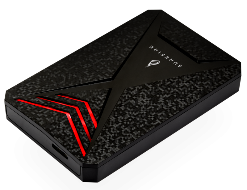 Verbatim surefire ssd external USB 3.0 1TB gx3 gaming 3.2 1gen bk/redline, , medium image number null