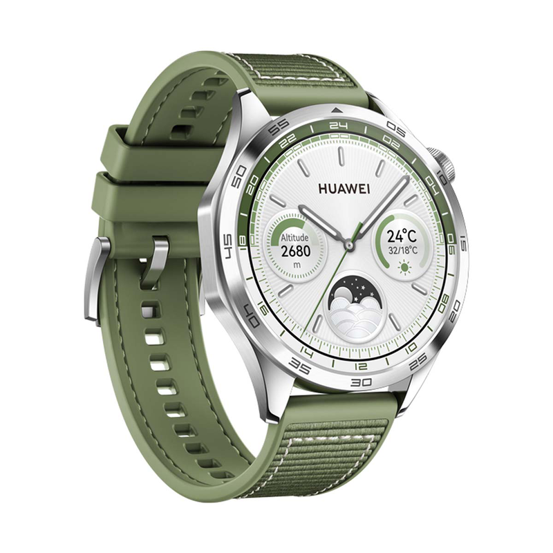 Watch gt4 green woven strap, , medium image number null