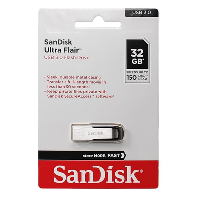 Sandisk ultra flair USB 3.0 32GB flash drive