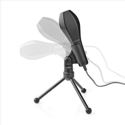 Wired microphone dual condenser with tripod USB