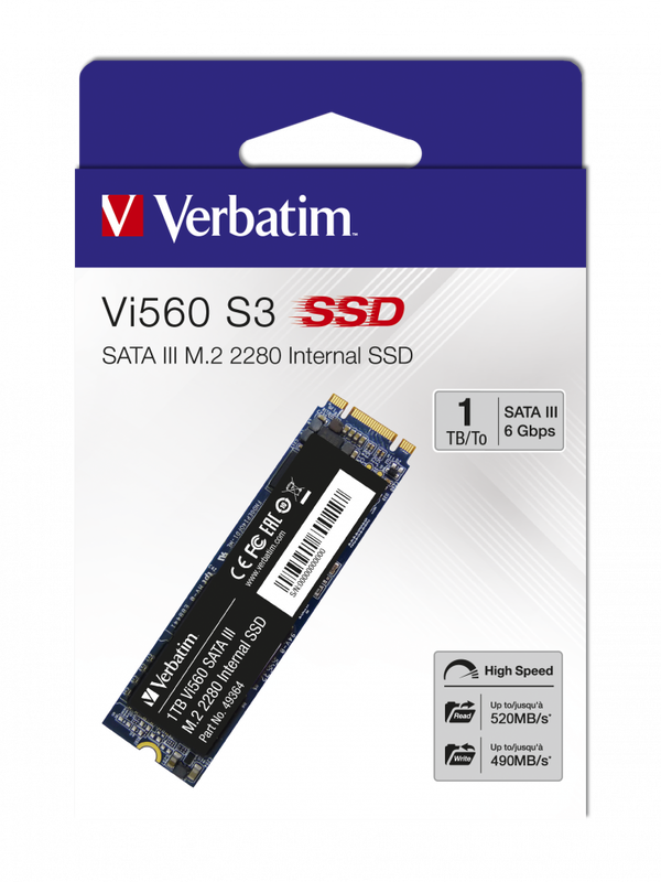 SSD internal vi560 s3 1TB m.2  2.5'' sata III 7mm verbatim, , medium image number null