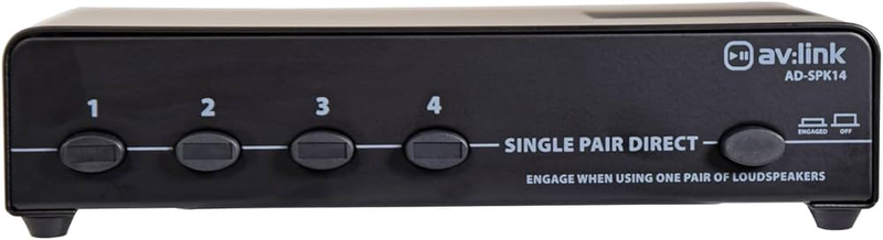 Av:link 128.425uk 1:4 speaker switch w/protection, , medium image number null