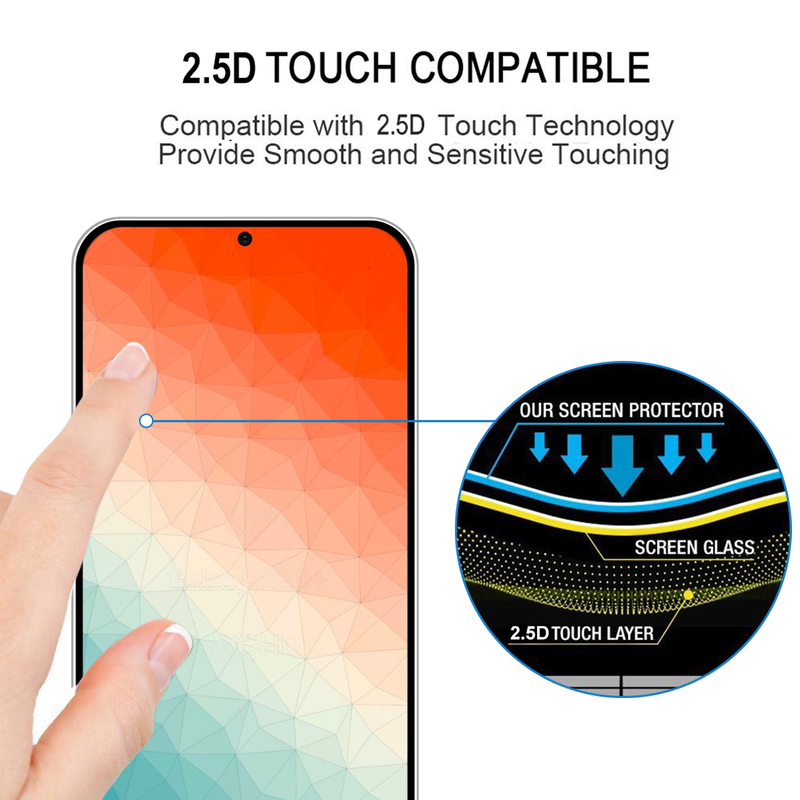 Samsung s24+ full glue protective tempered glass, , medium image number null