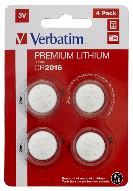 Lithium battery cr2016 3v (4 pack), , medium image number null