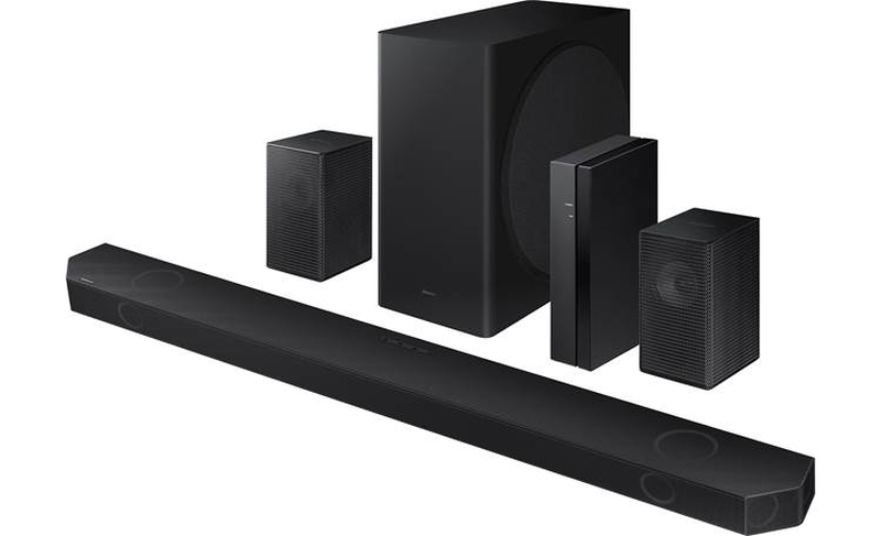 "samsung hw-q990d soundbar wireless dolby atmos 11.1.4 speaker bar, black", , medium image number null