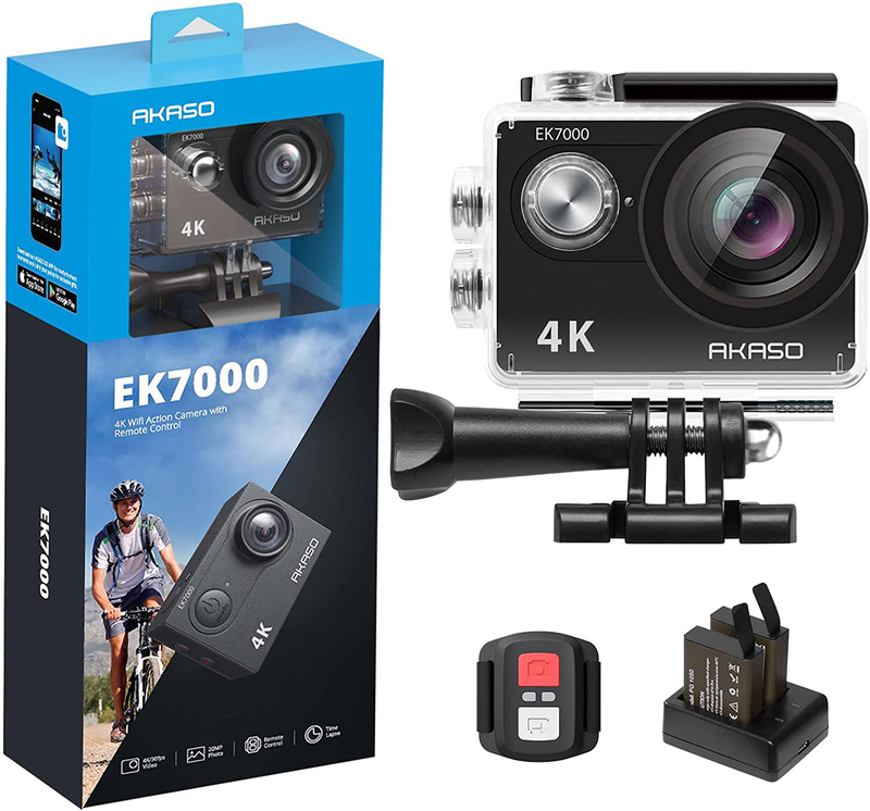 Akaso action camera 4k30fps 20mp ek 7000, , medium image number null