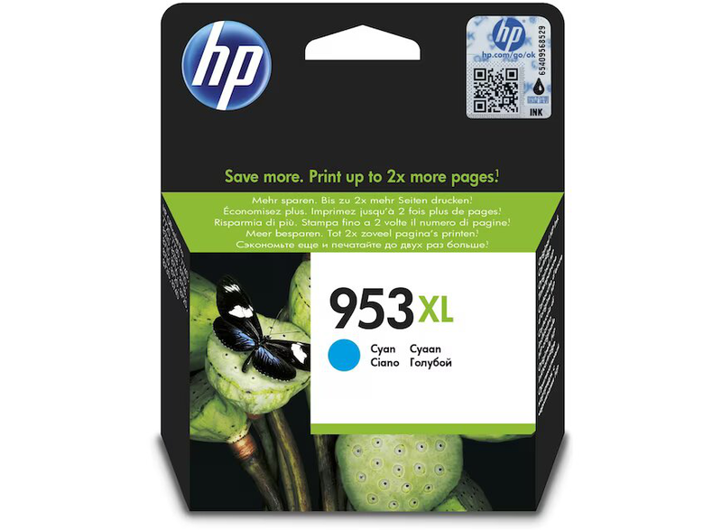 Hp ink cartridge, f6u16ae, 953xl,  cyan, , medium image number null