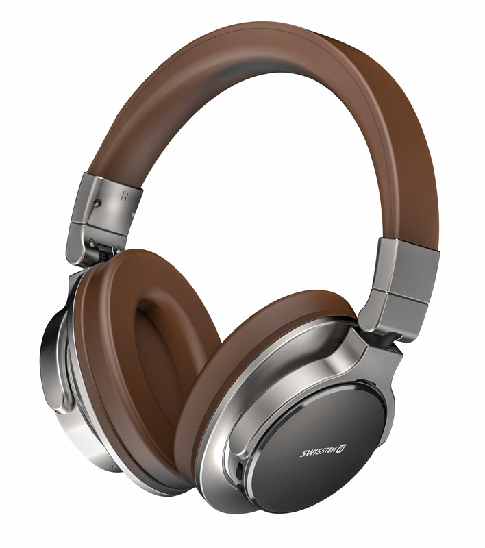 Wireless stereo headphones swissten jumbo silver/brown, , medium image number null