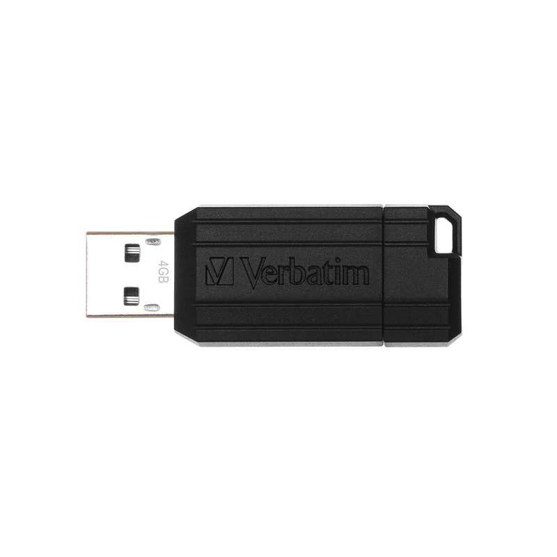 USB 4GB  black pinstripe verbatim, , medium image number null