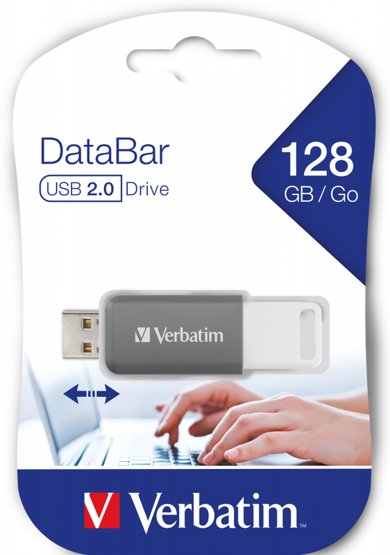 Verbatim USB 128GB v databar 2.0 grey, , medium image number null