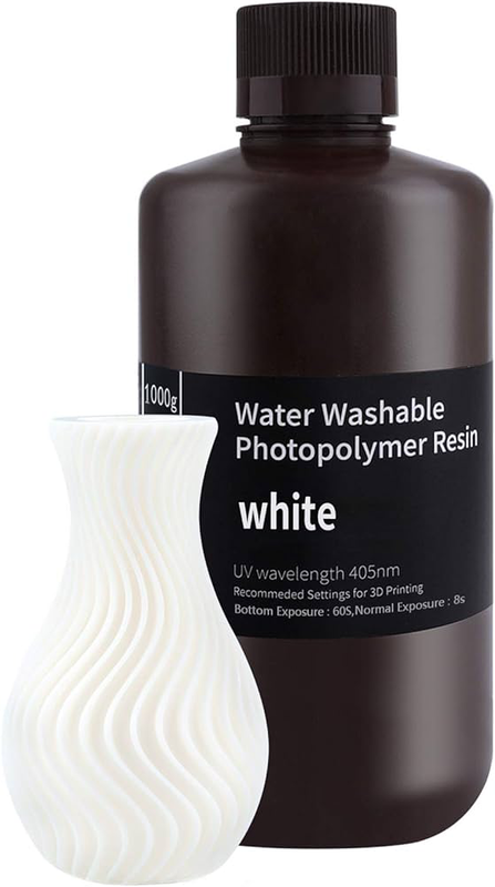 Elegoo washable white 3d resin 1kg, , medium image number null